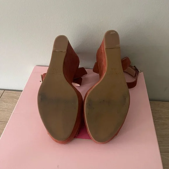 Kate spade key lime suede wedges - Picture 5 of 7